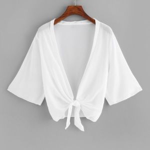 Chiffon Knot Top